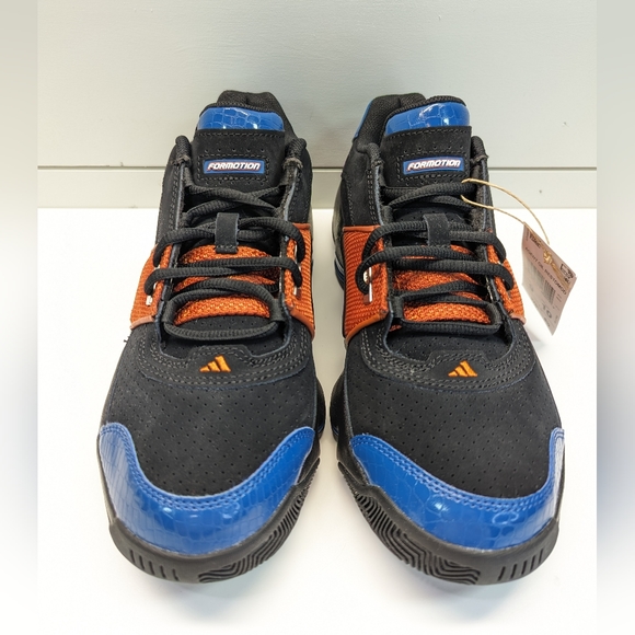 Adidas Agent Gil Zero Restomod Knicks Black Blue Basketball Sneakers sz Men's 9 - Picture 5 of 12